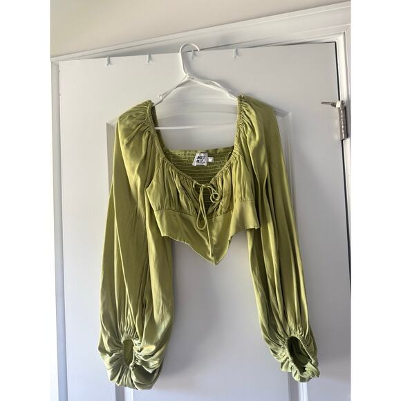 Princess Polly Green Top - Picture 1 of 4